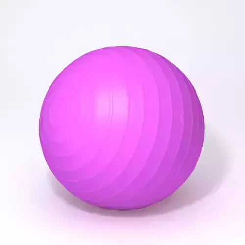 Fitness ball Low-poly 3D model
