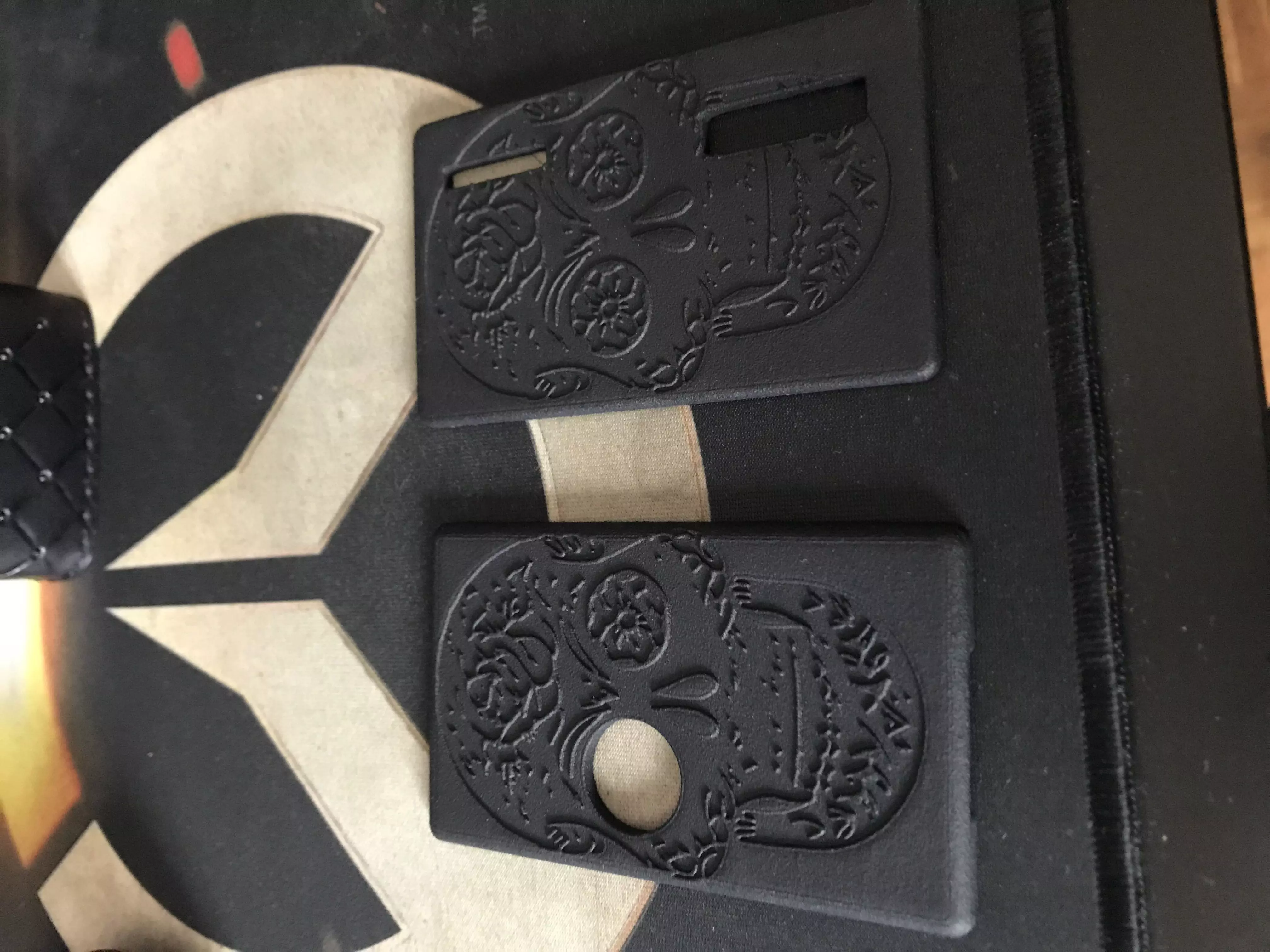 billet box pannel with skull 3D print model