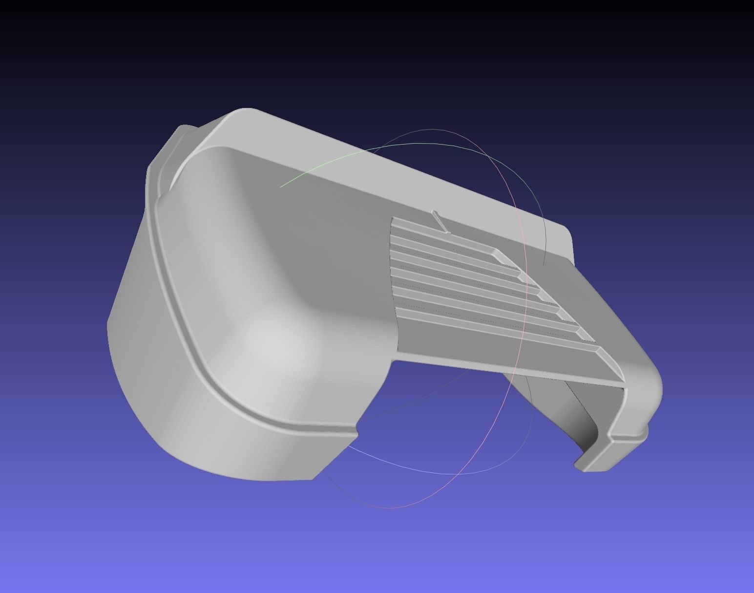 Battlestar Galactica Cylon Centurion Chestplate 3D print model_8