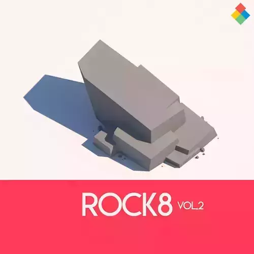Low Poly Rock  8 Vol2