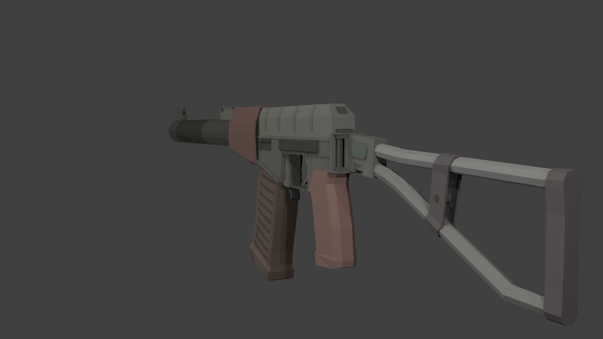 AS Val Low-poly 3D model_5