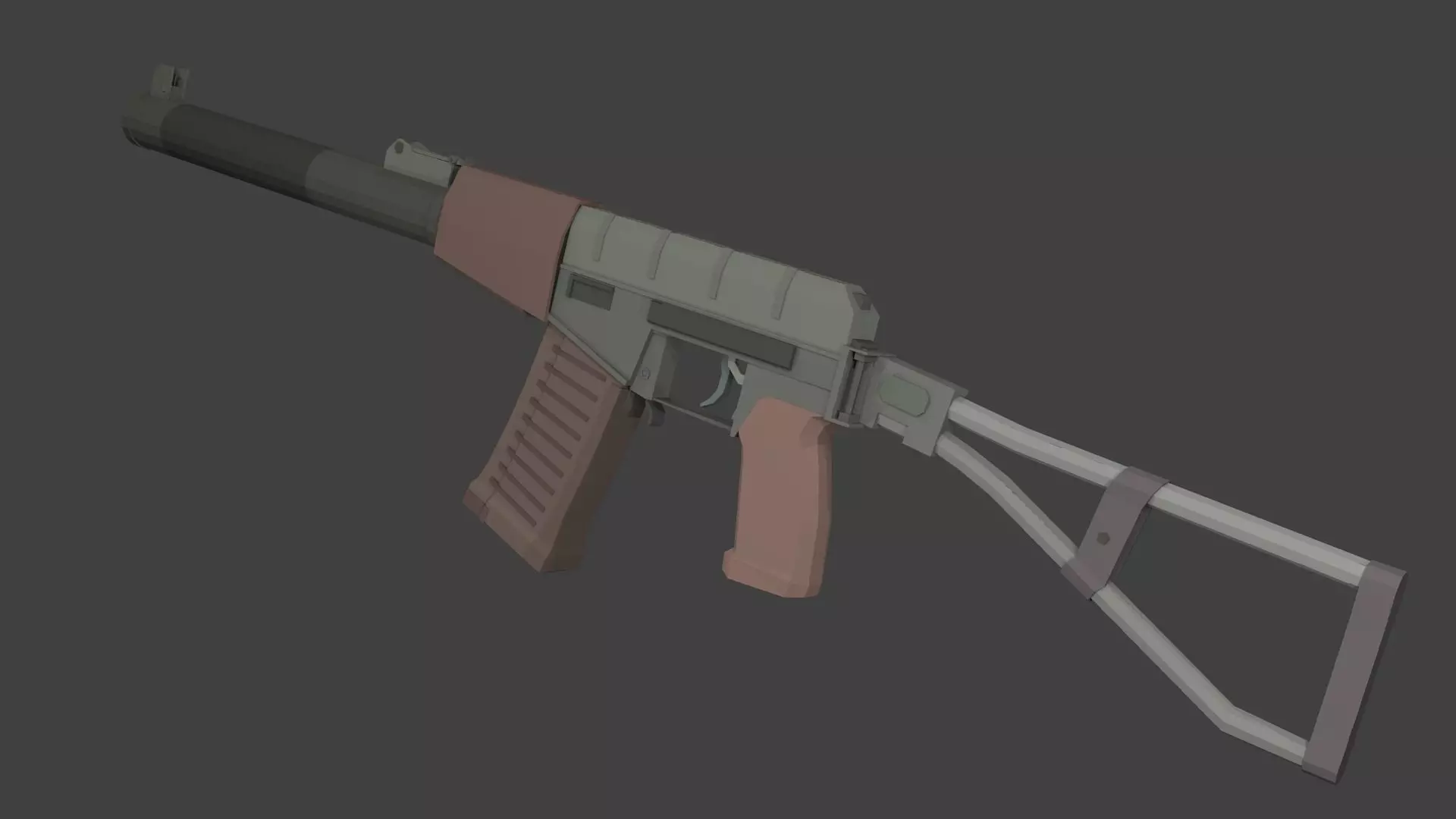 AS Val Low-poly 3D model_0