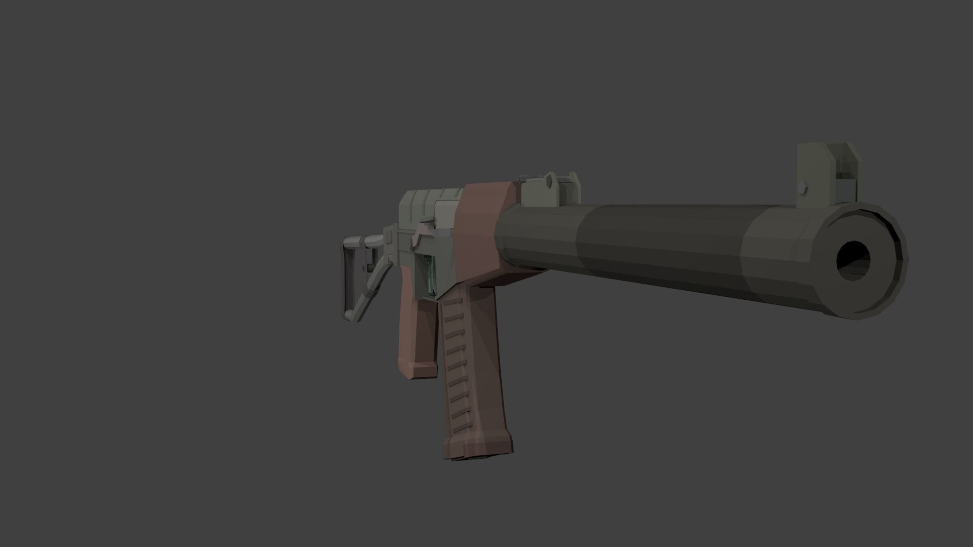 AS Val Low-poly 3D model_2