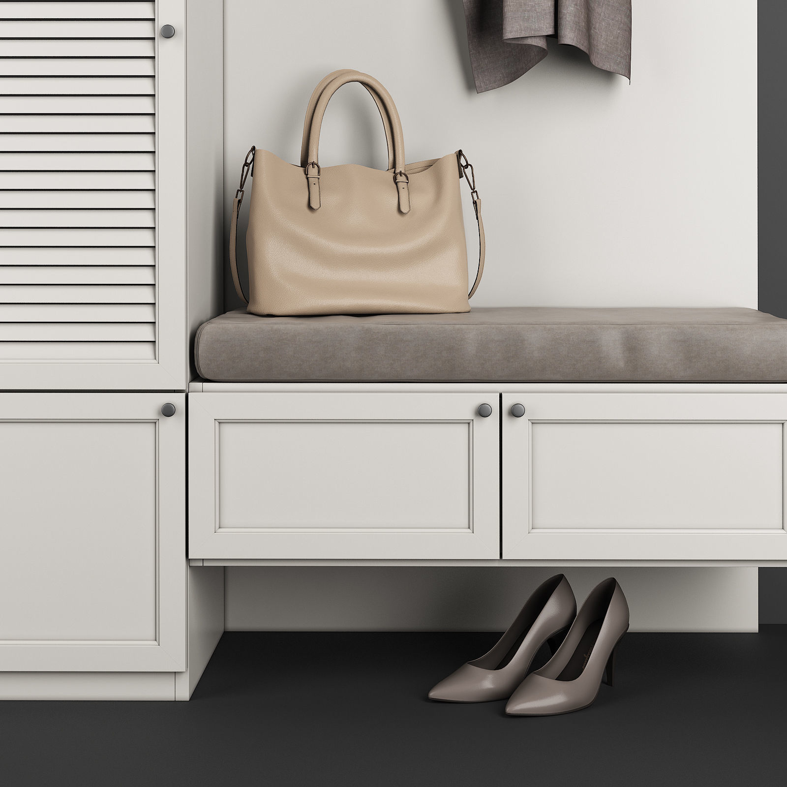 Entryway furniture 10 3D model_1