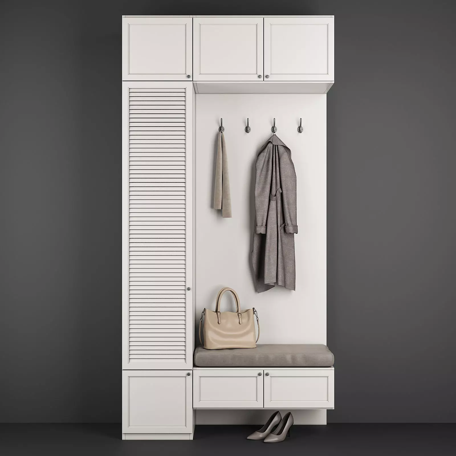 Entryway furniture 10 3D model_0