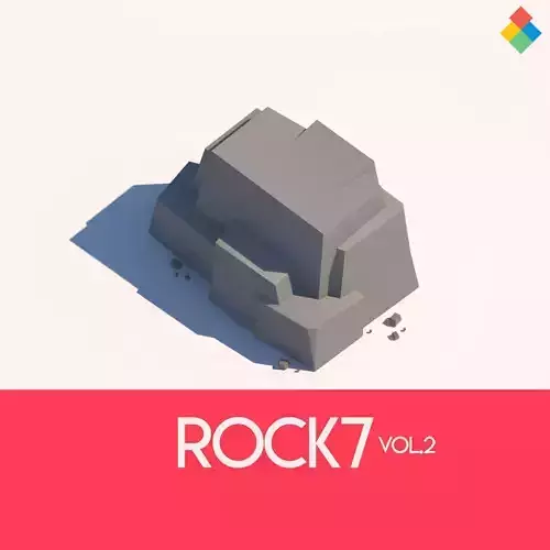 Low Poly Rock  7 Vol2