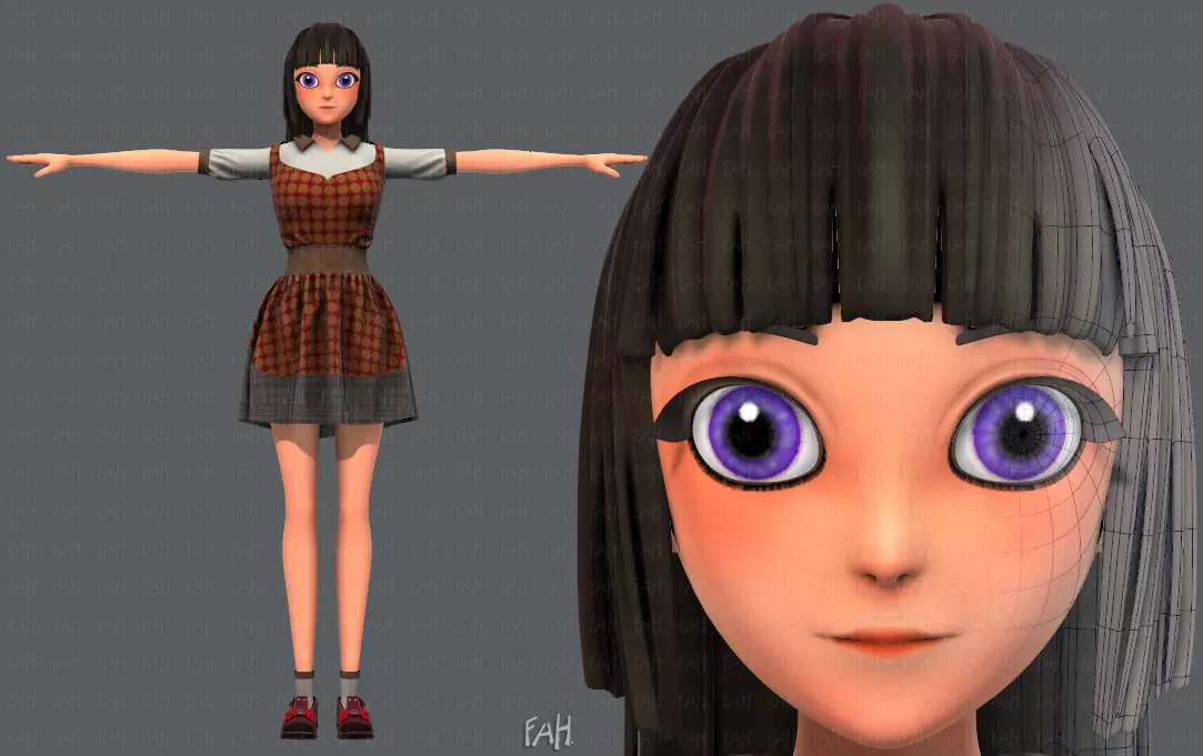 3D model Base WomanV06 Clothing V01 VR / AR / low-poly | CGTrader