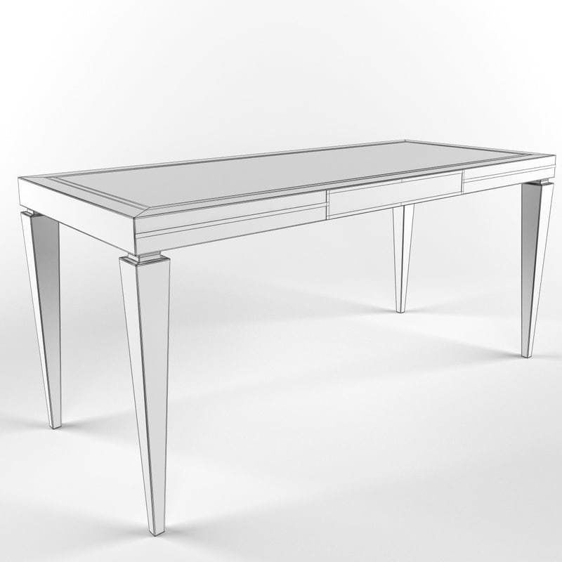Allier Writing Table 3D model_4