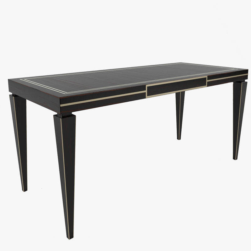 Allier Writing Table 3D model_2