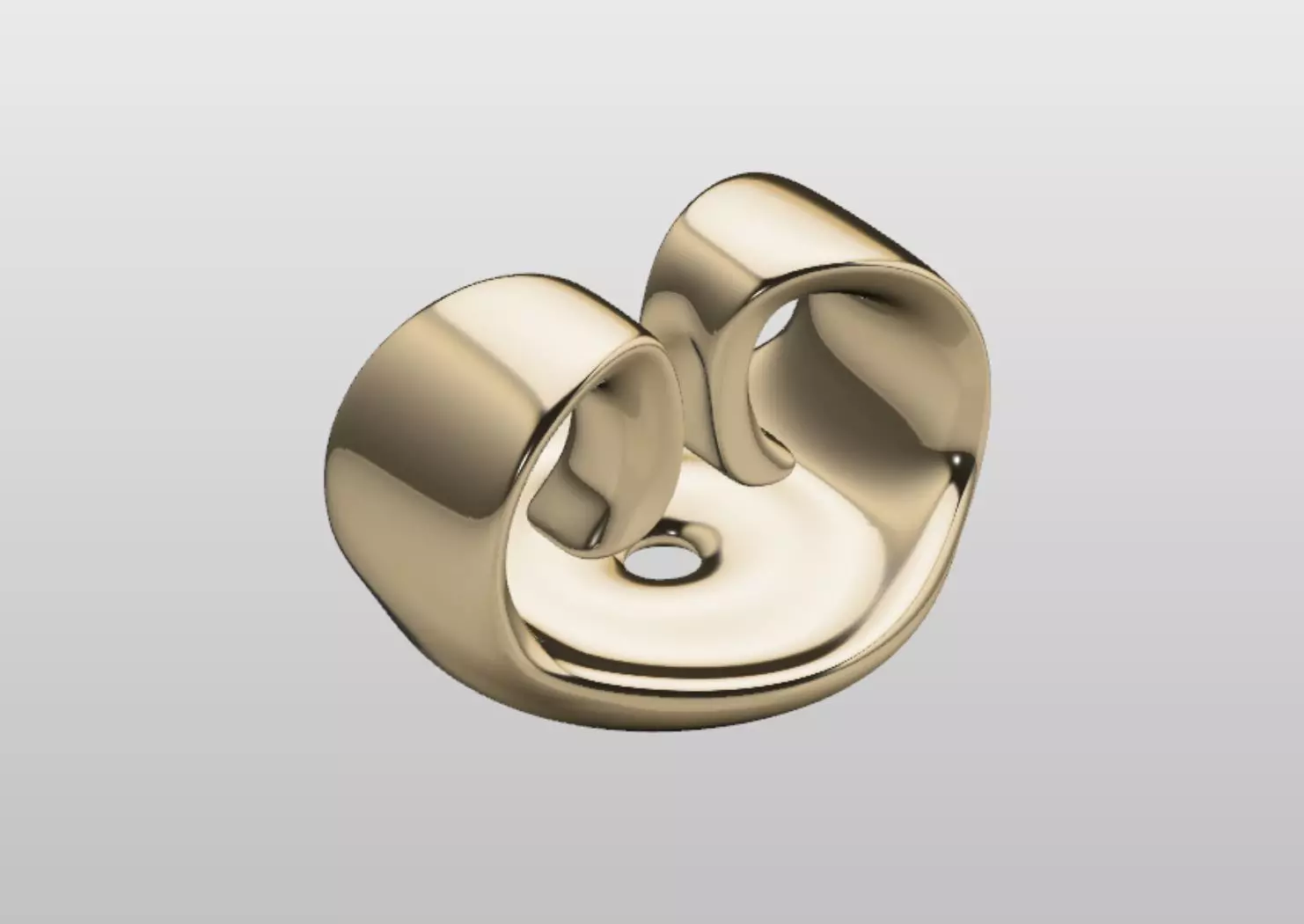 Earring Backing 3D print model