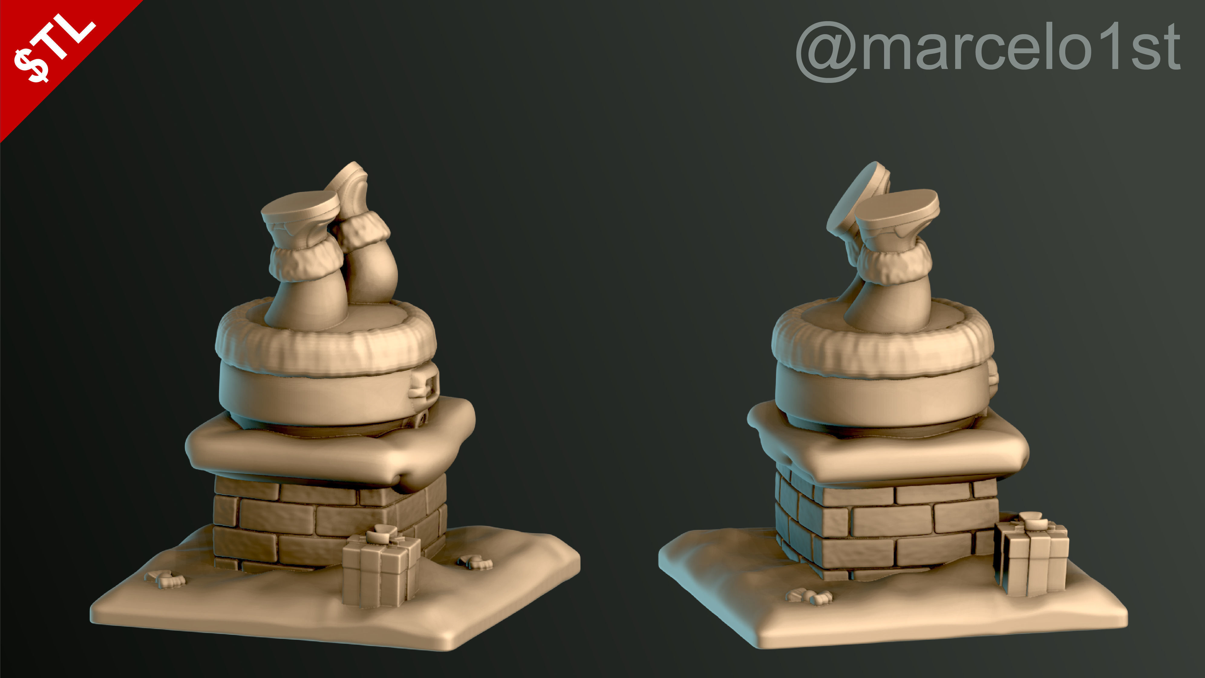 Christmas Pack 01 - Collection 3D print model_5