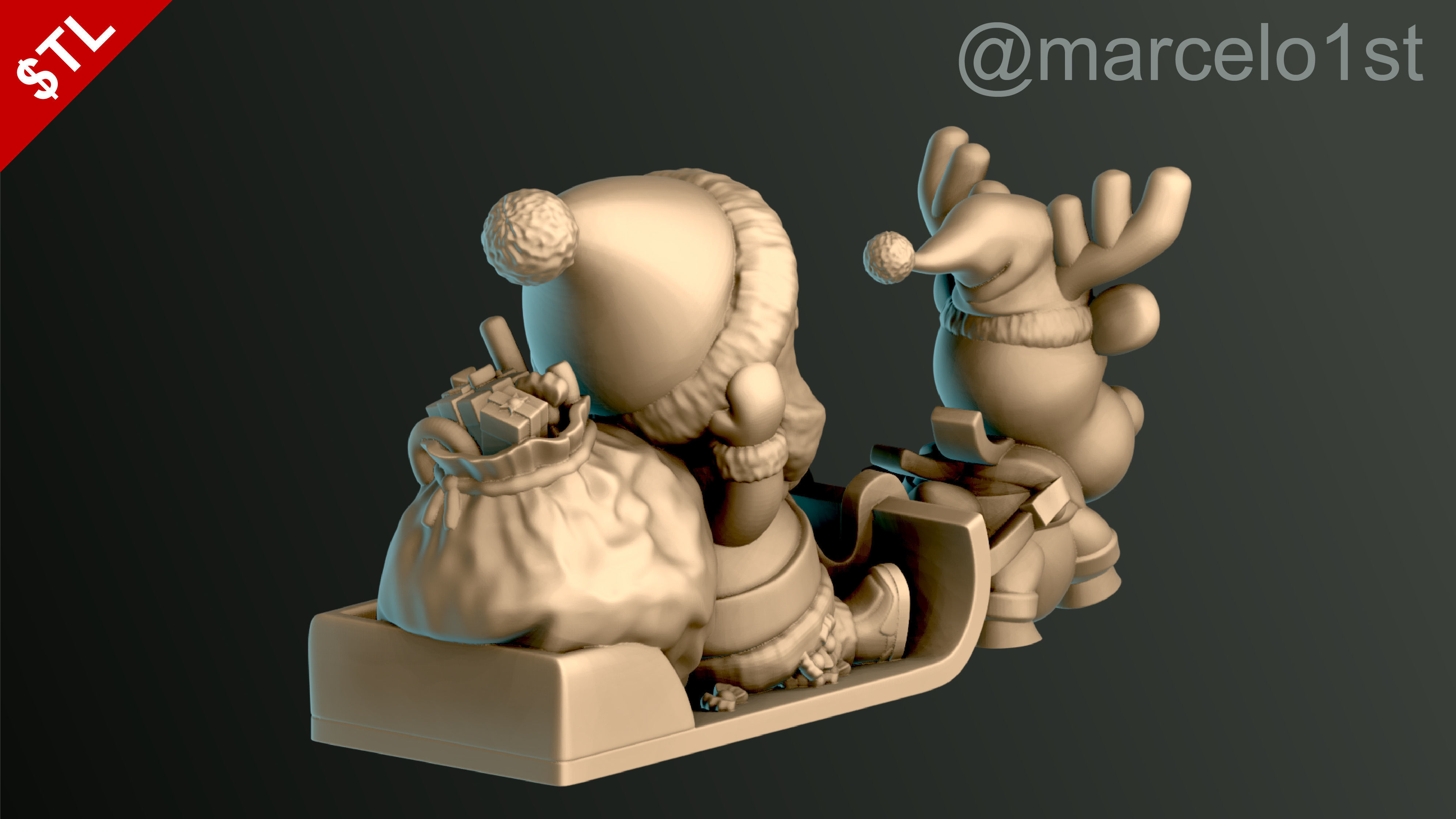 Christmas Pack 01 - Collection 3D print model_11