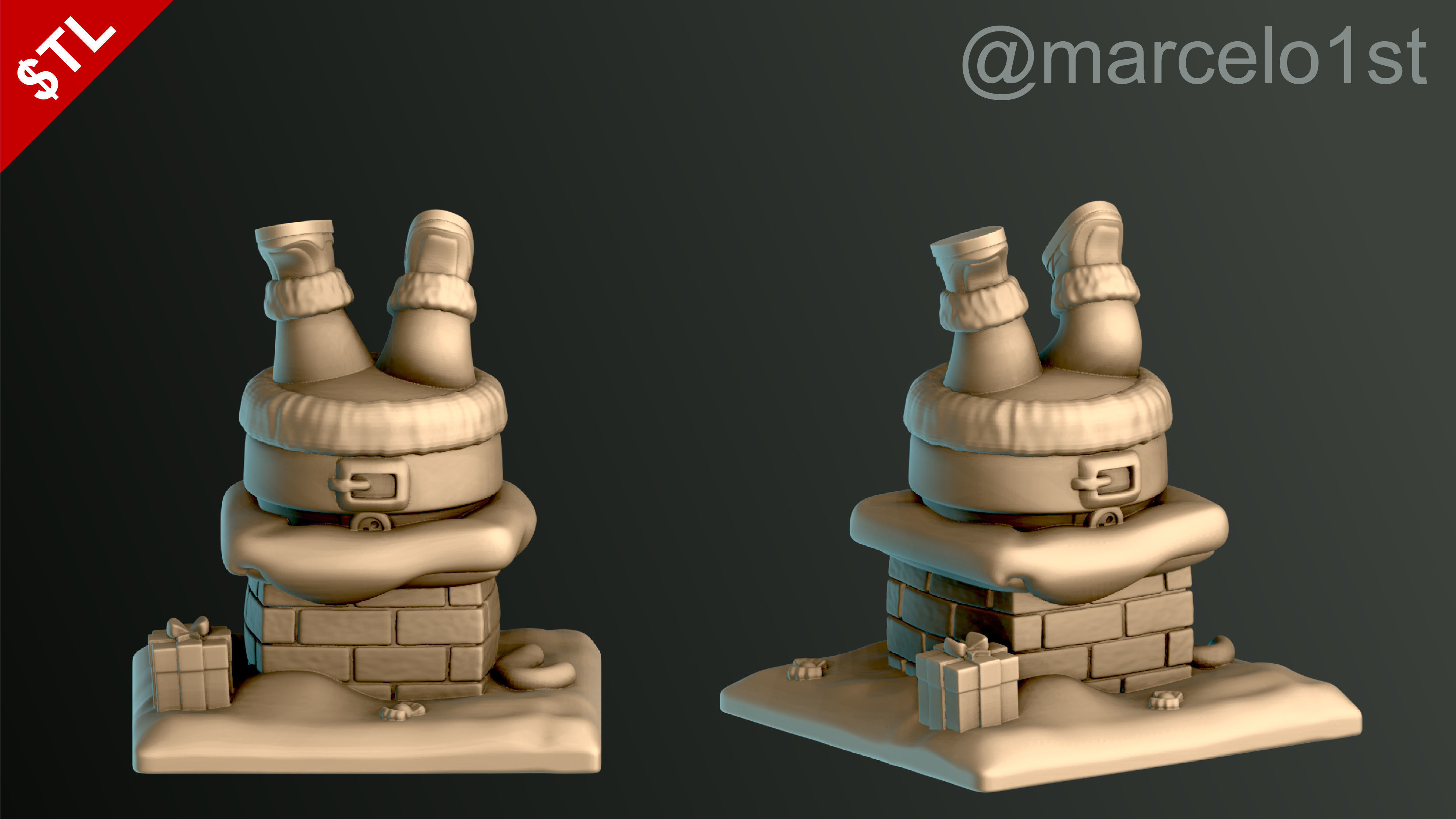 Christmas Pack 01 - Collection 3D print model_4