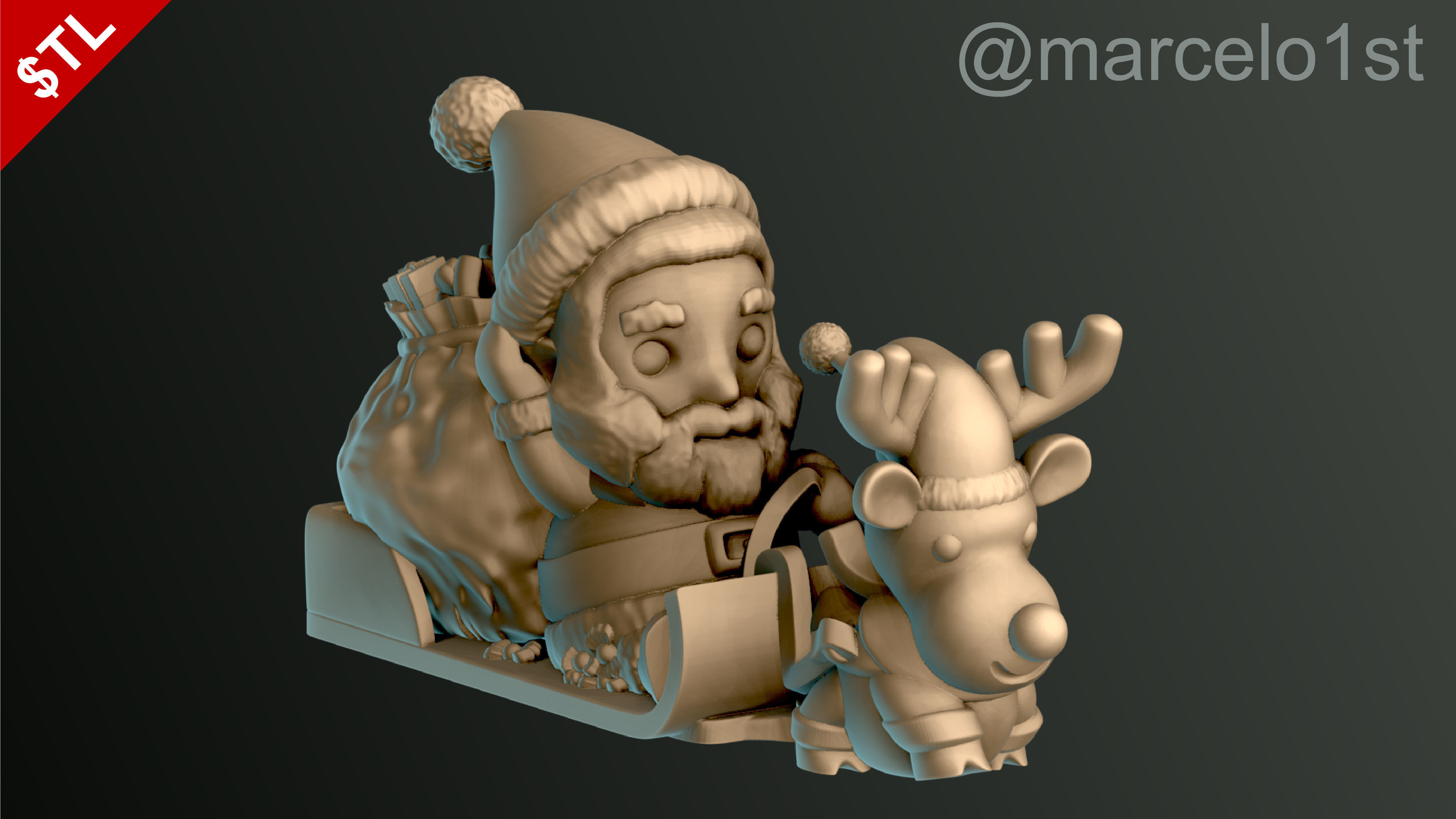 Christmas Pack 01 - Collection 3D print model_8