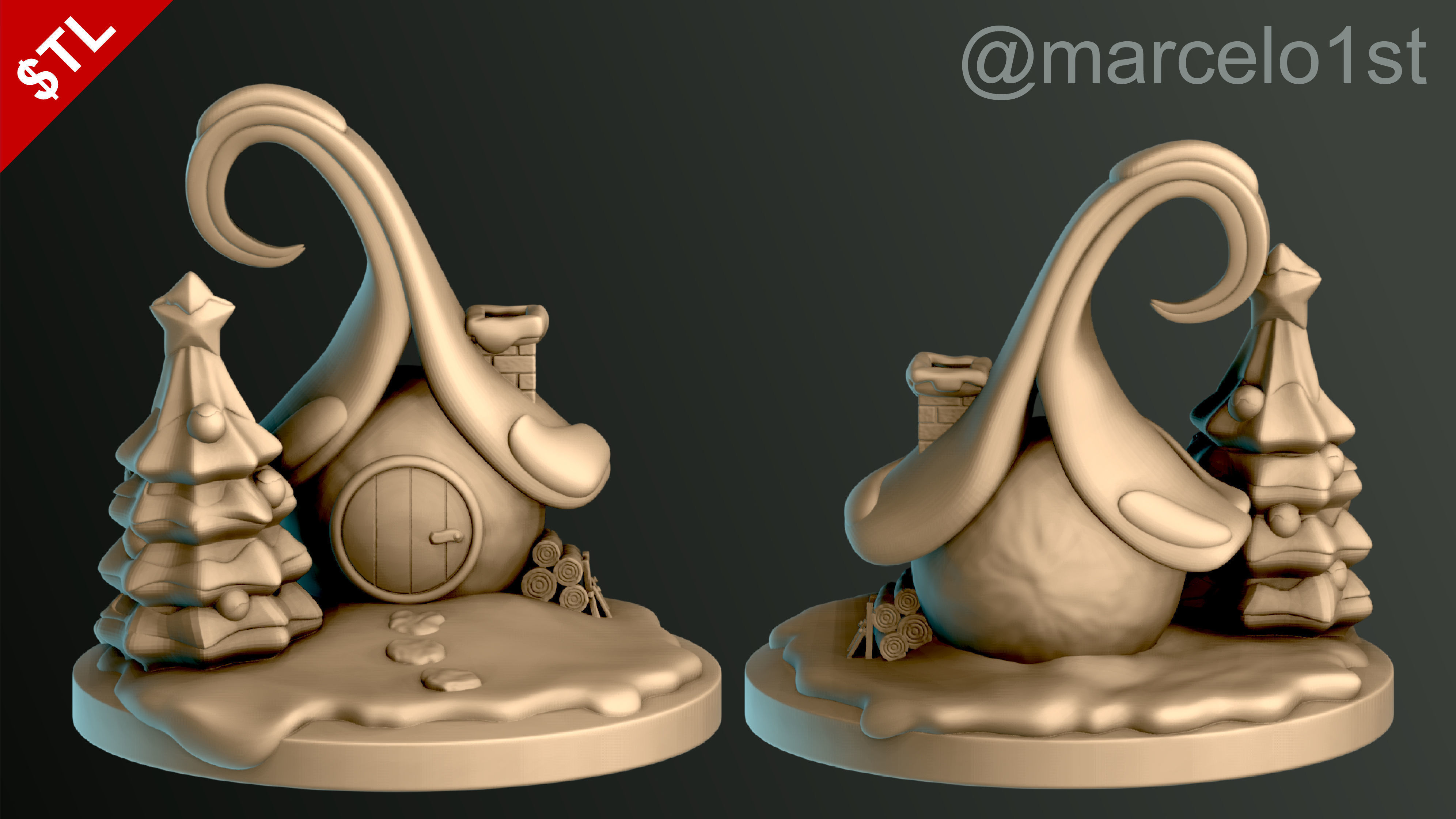 Christmas Pack 01 - Collection 3D print model_1