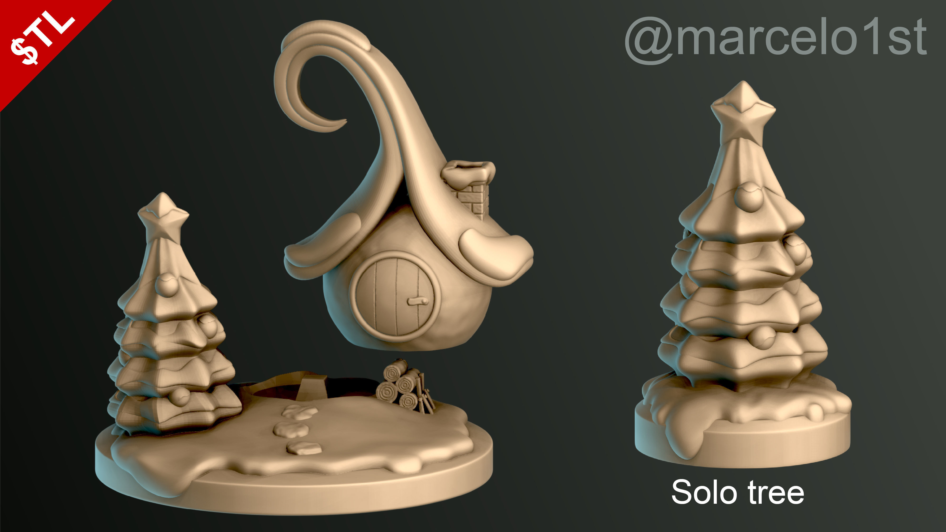 Christmas Pack 01 - Collection 3D print model_3