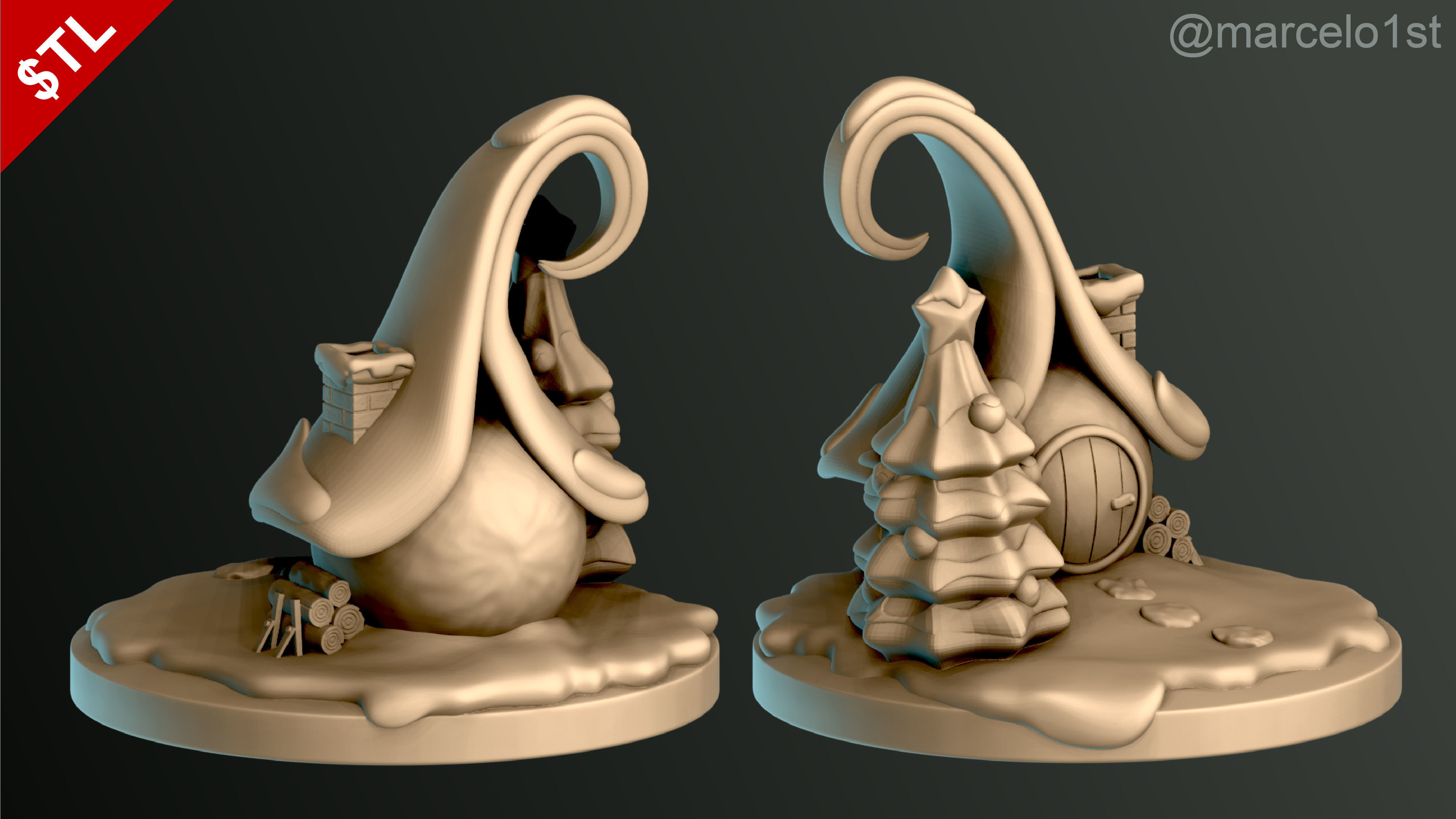Christmas Pack 01 - Collection 3D print model_2