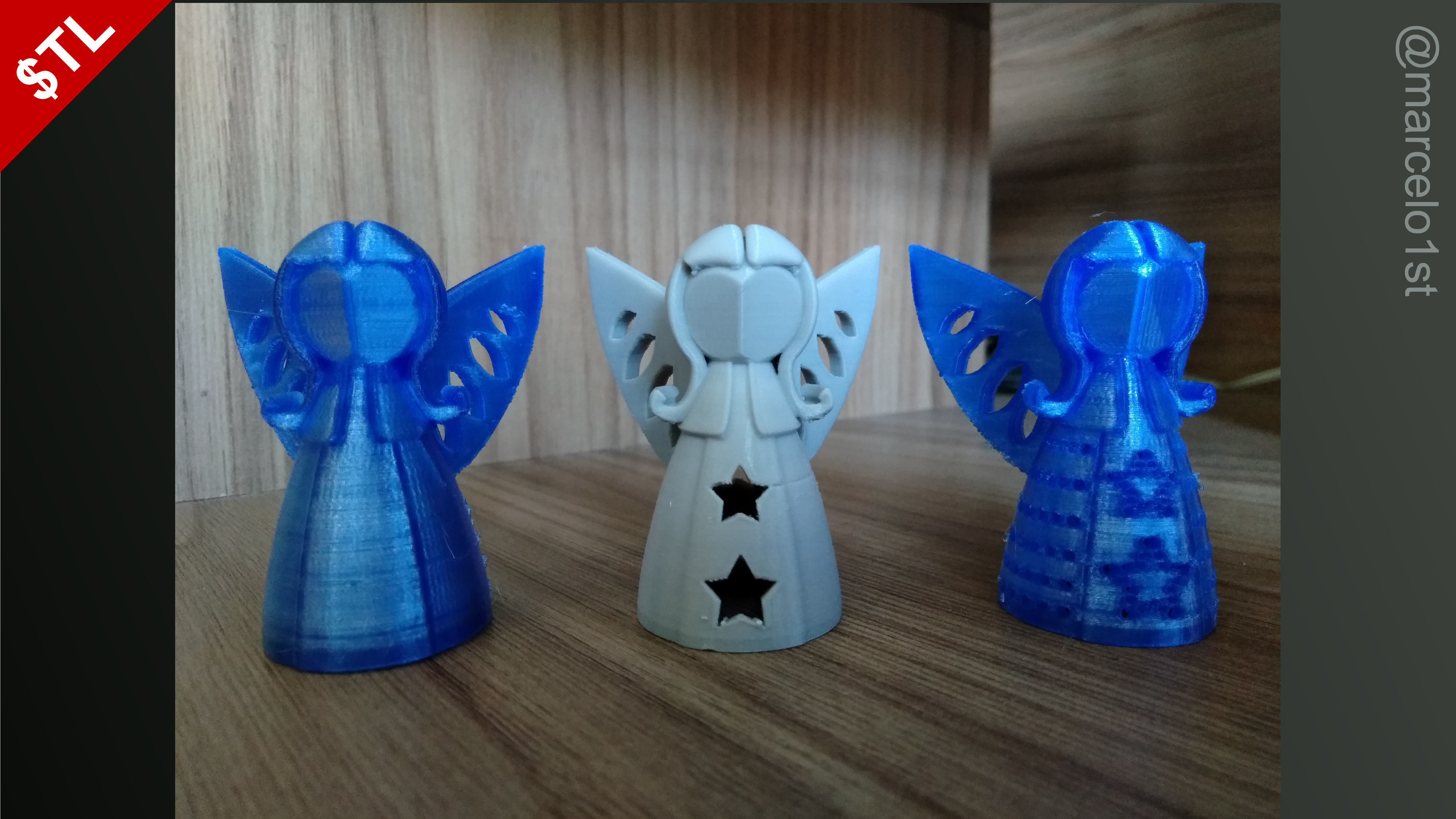 Angels for Christmas Decoration 3D print model_10
