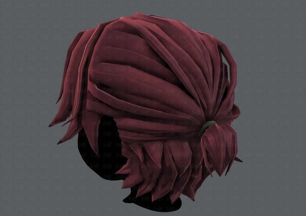 3D Hair style for boy V45 Low-poly 3D model_22