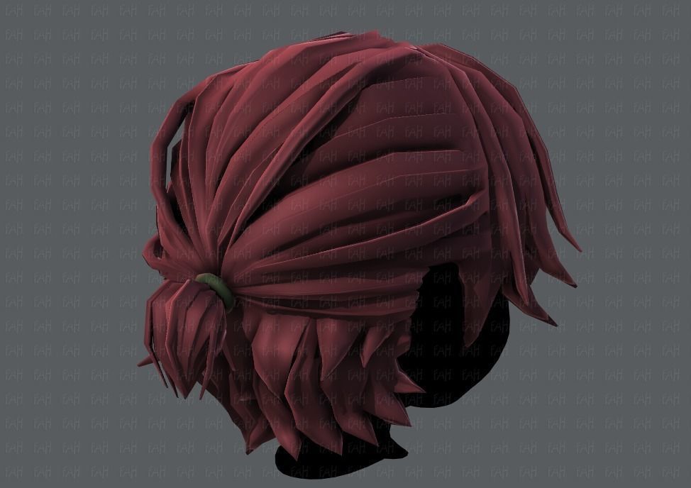 3D Hair style for boy V45 Low-poly 3D model_20