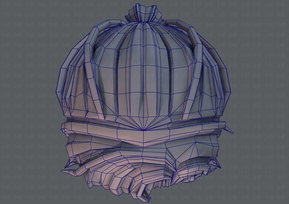 3D Hair style for boy V45 Low-poly 3D model_36