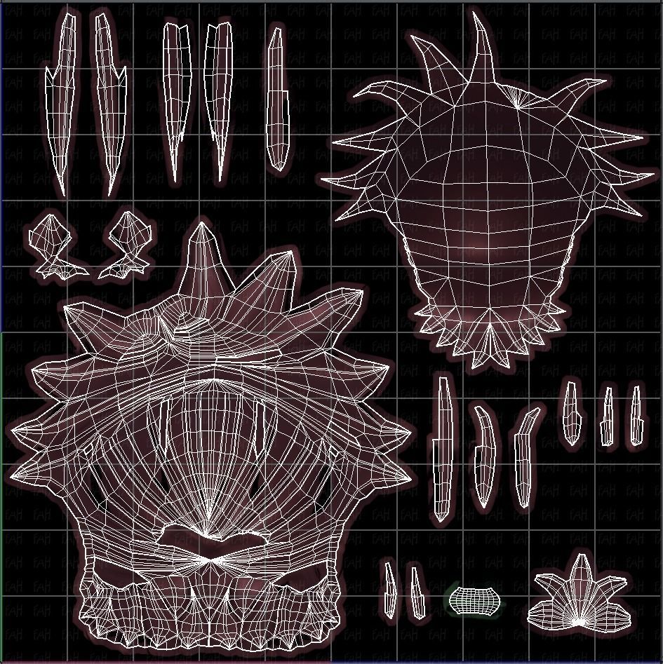 3D Hair style for boy V45 Low-poly 3D model_45