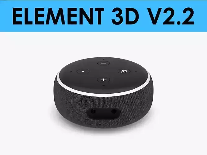 E3D - Amazon Echo Dot 3rd 2018 3D model