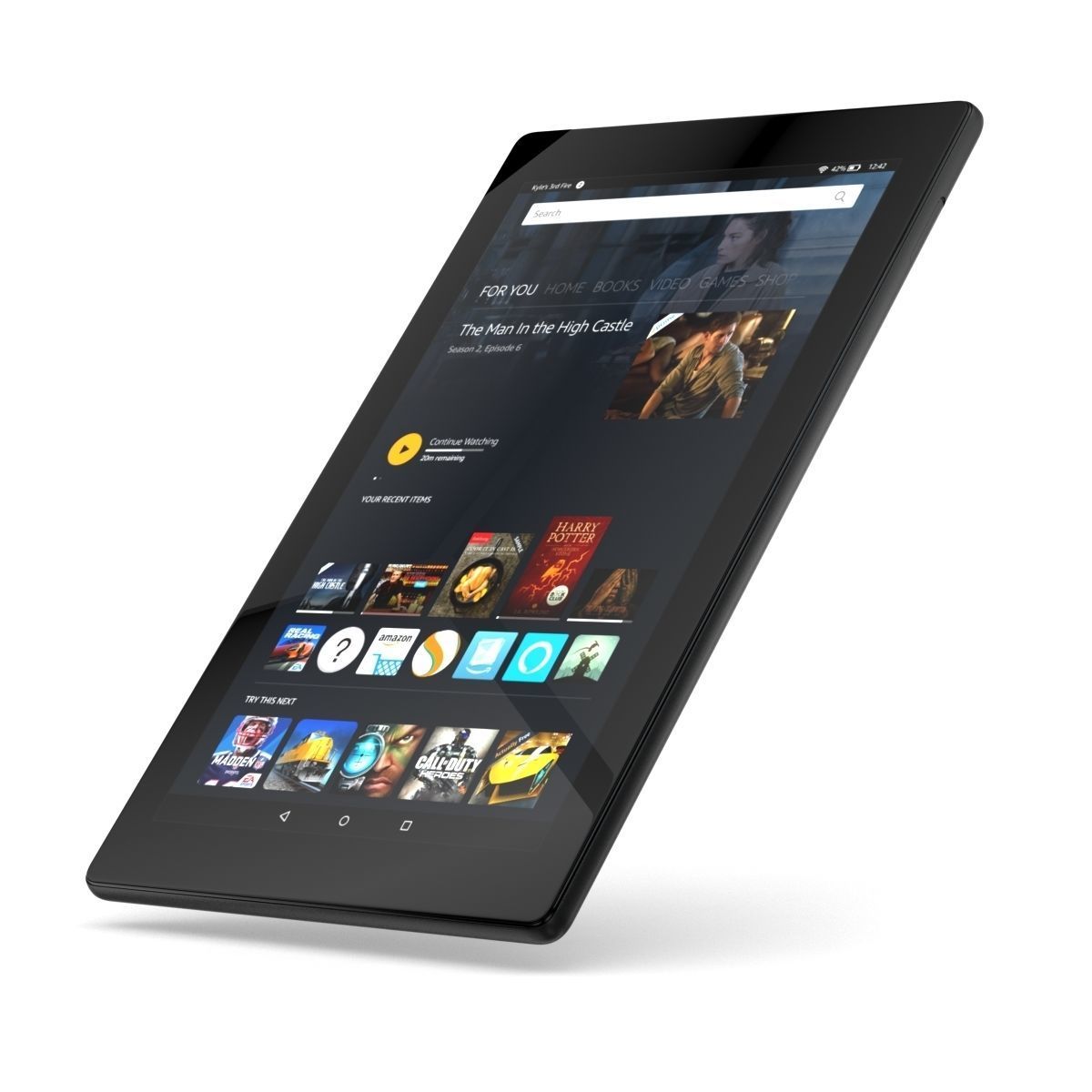 E3D - Amazon Fire HD 10 3D model_2