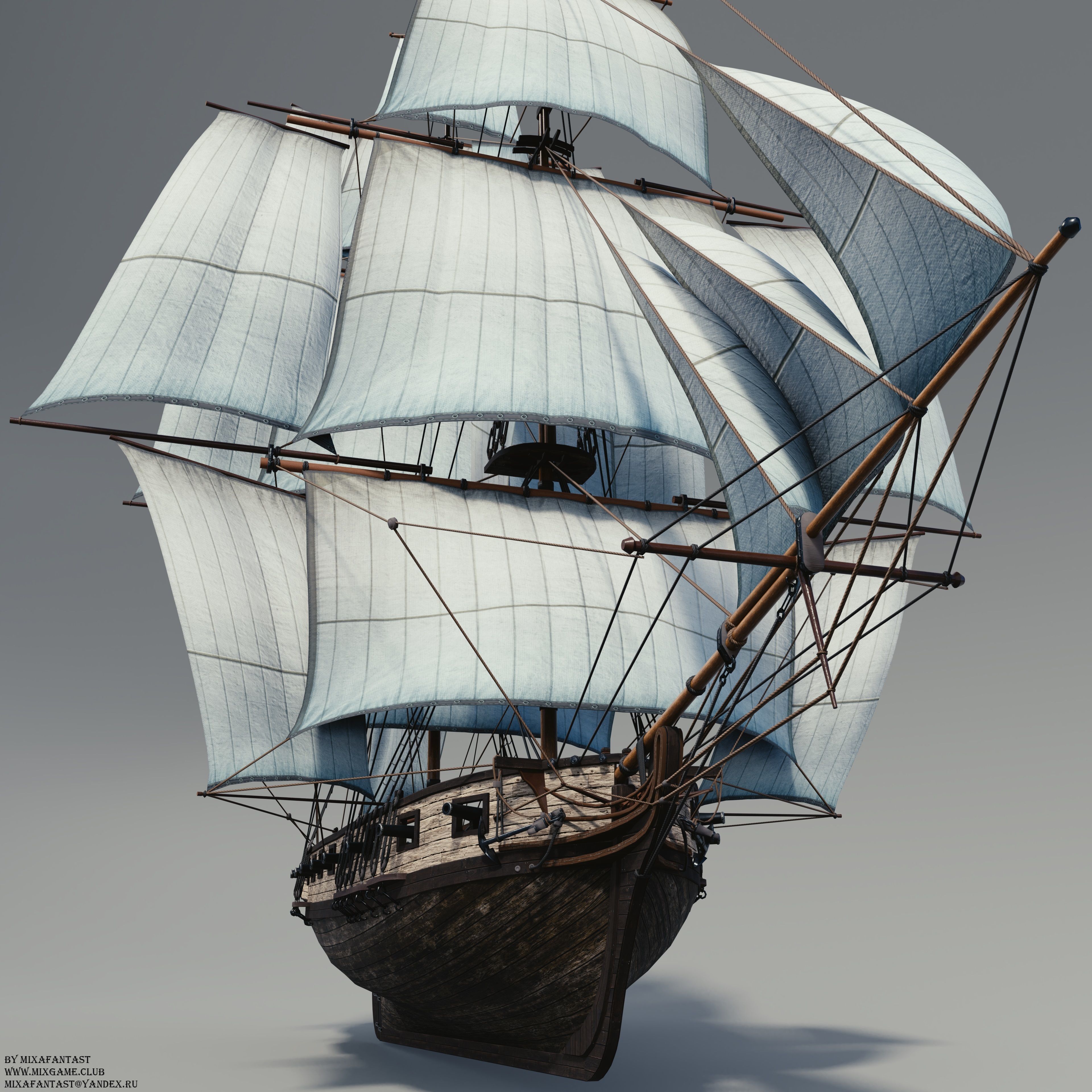 3D model of Brig Phoenix 3D model_4