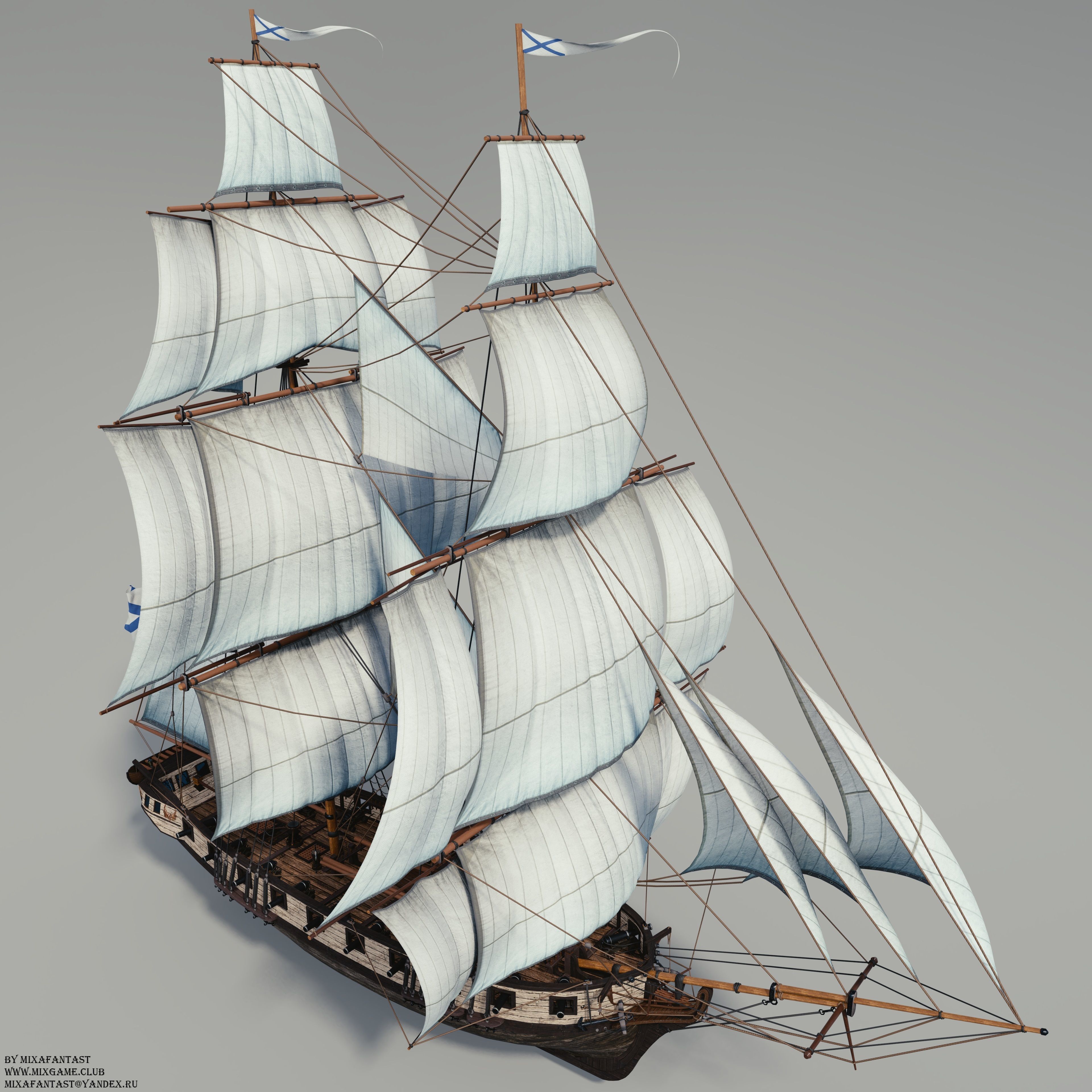 3D model of Brig Phoenix 3D model_0