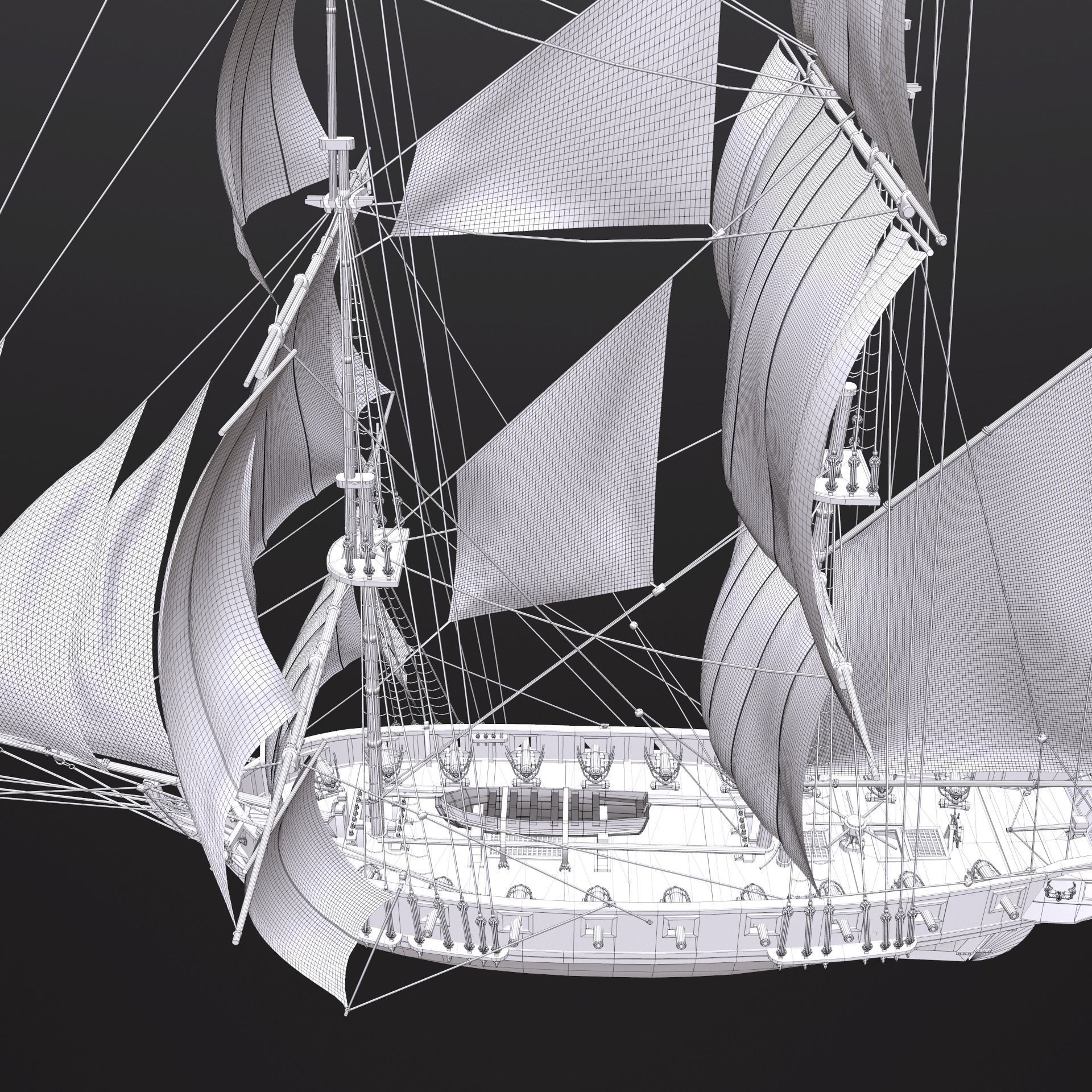 3D model of Brig Phoenix 3D model_7