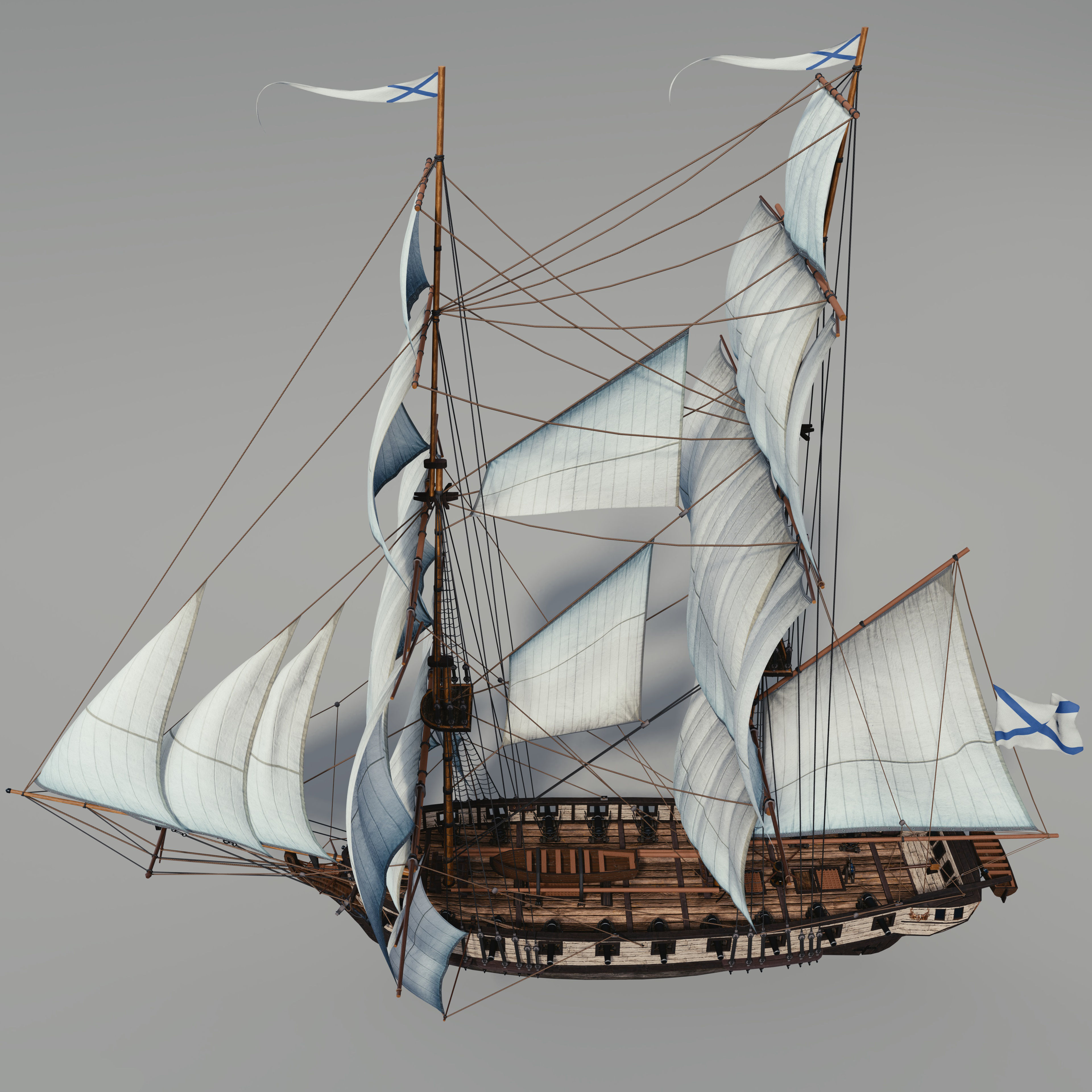 3D model of Brig Phoenix 3D model_3