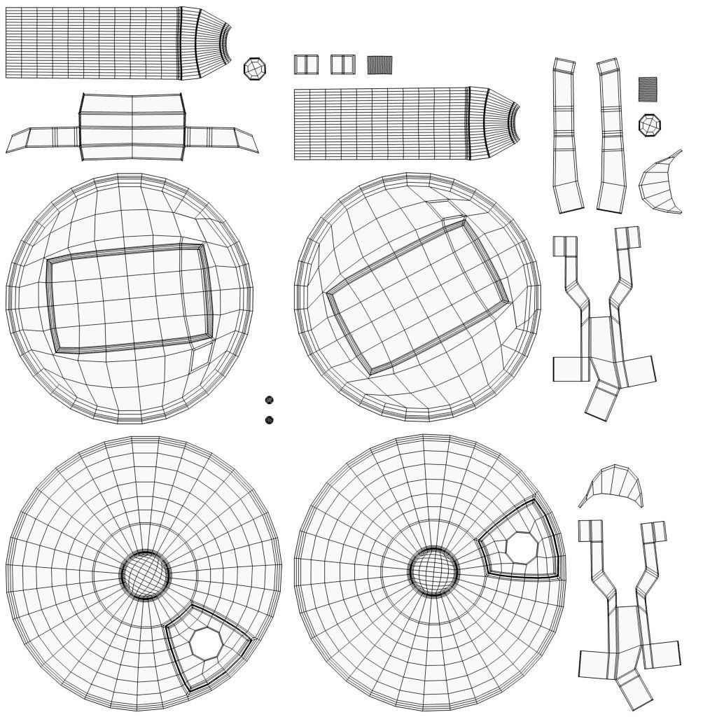 B-25 Mitchell 3D model_20