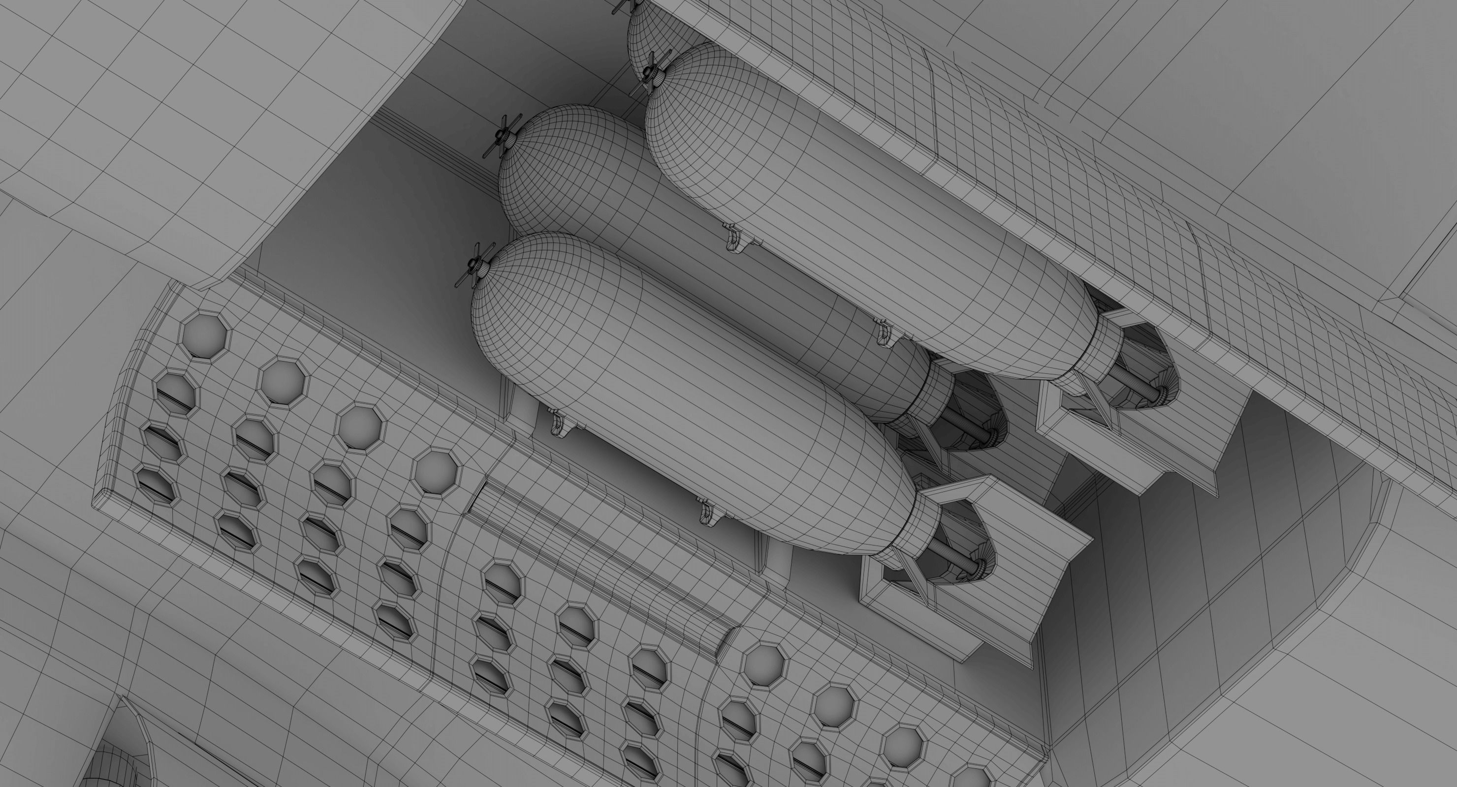 B-25 Mitchell 3D model_9