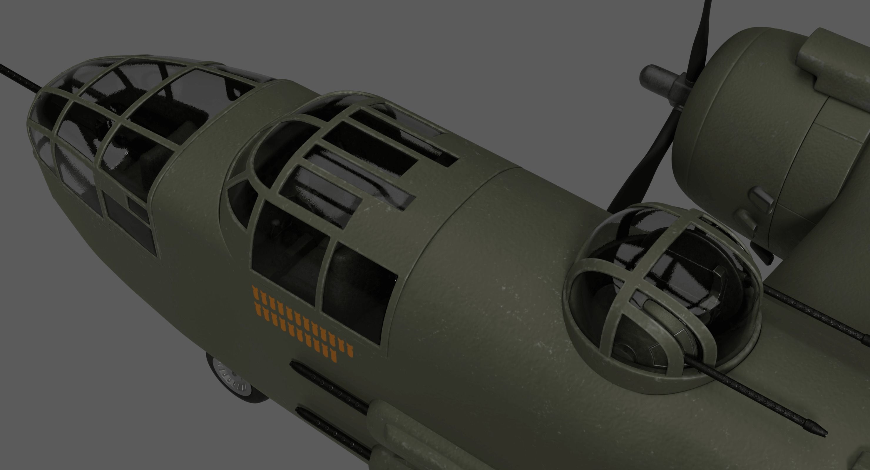 B-25 Mitchell 3D model_6