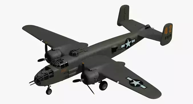 B-25 Mitchell 3D model