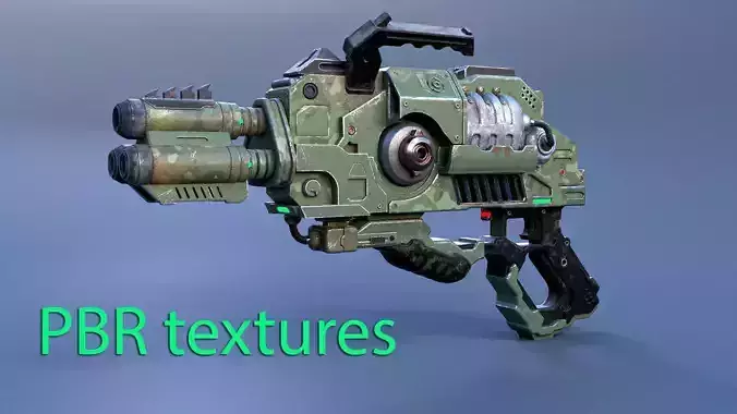 Sci-Fi Gun 3D model