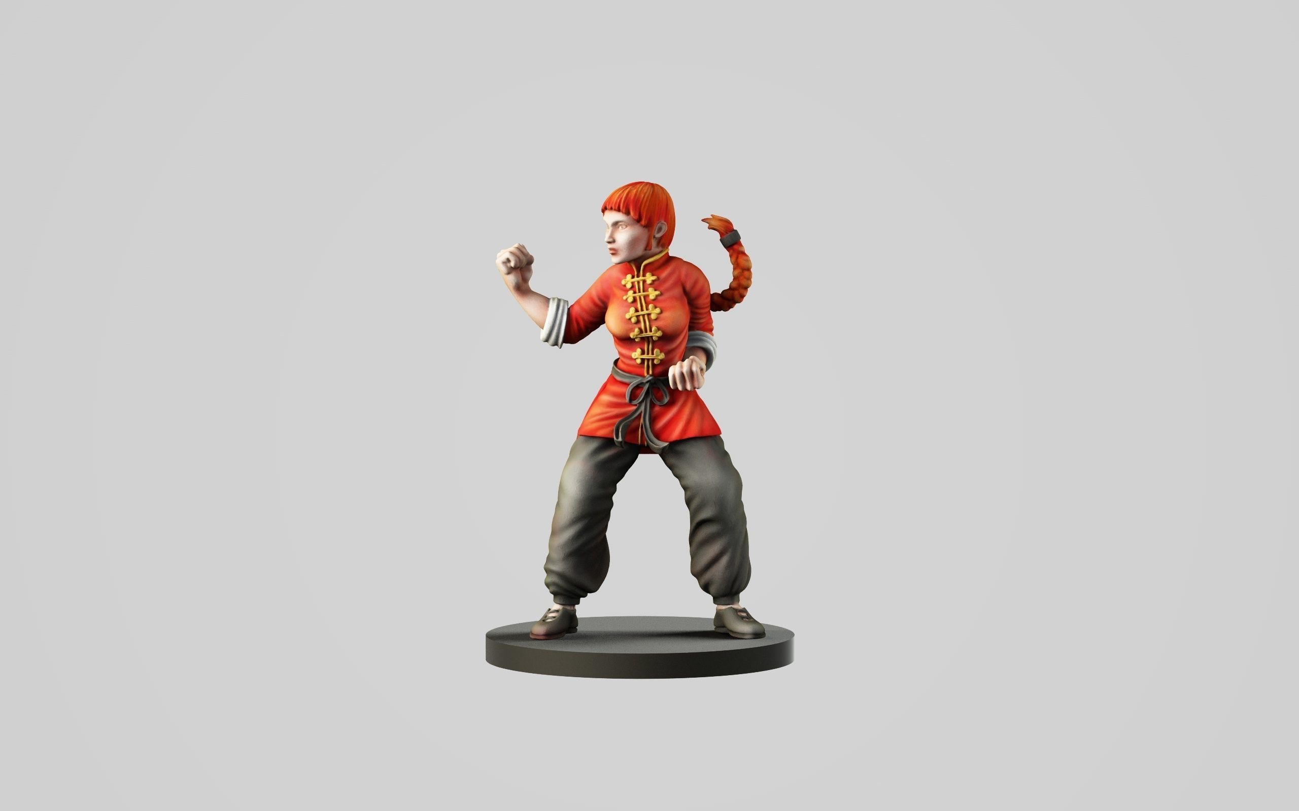 Xin martial arts teacher 3D print model_1
