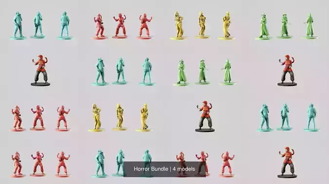 Horror Bundle 3D Model Collection