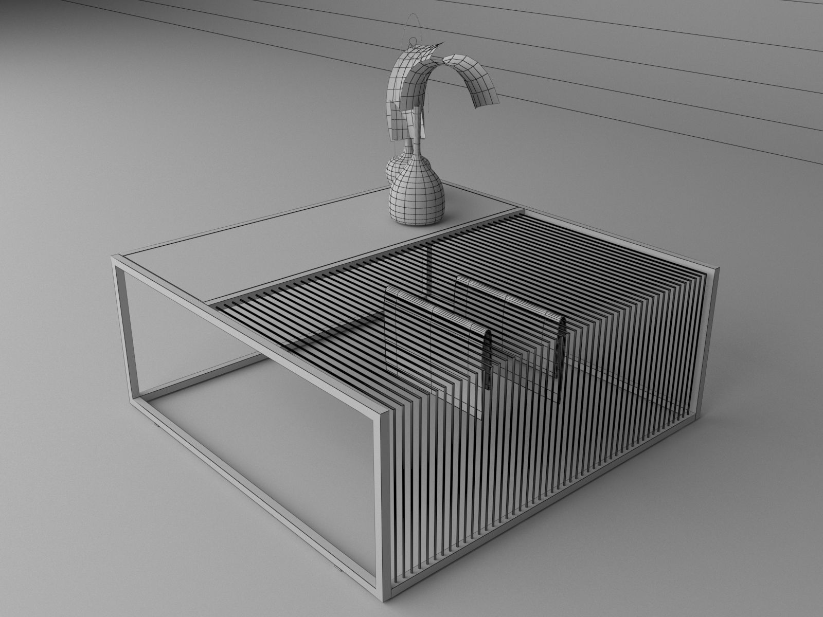 MINIMAL COFFEE TABLE 3D model_8