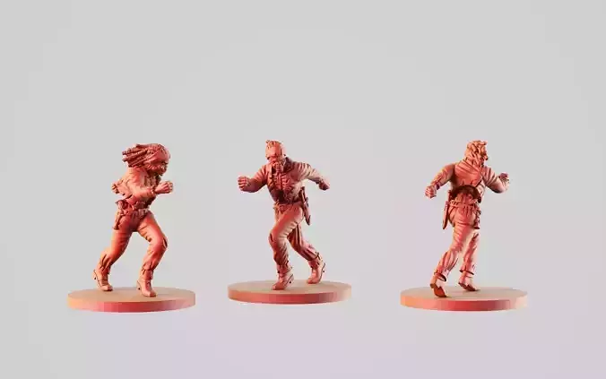 Zombie Runner 3D print model