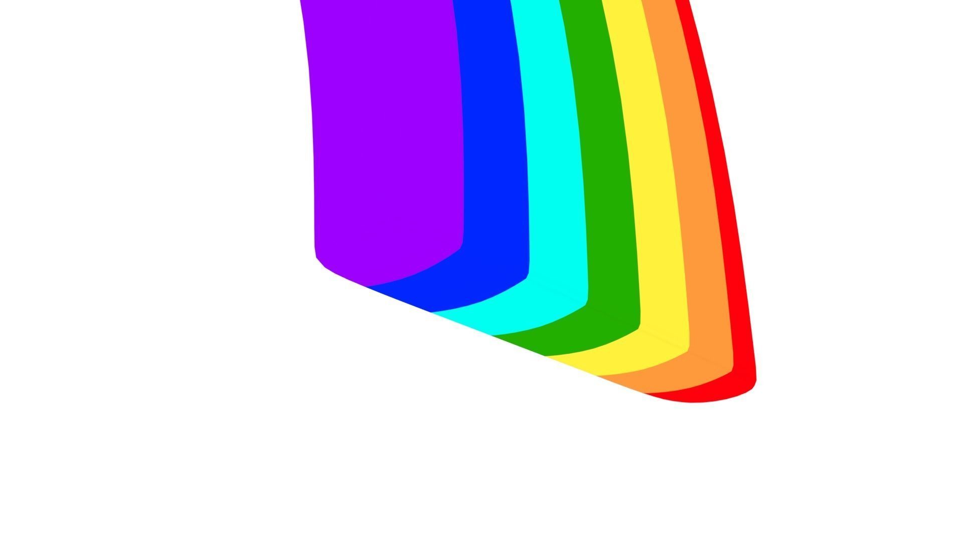 Rainbow 3D model_4