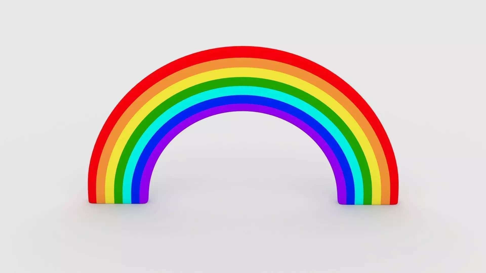 Rainbow 3D model_0