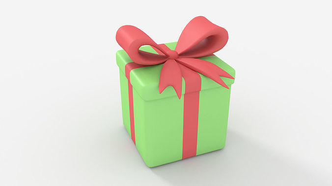 Present Box 3D model