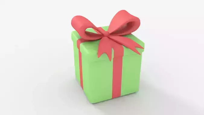 Present Box 3D model