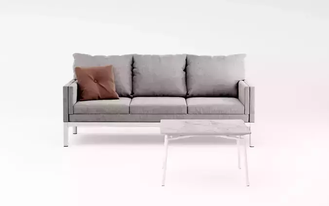 Johanson Reform Lounge sofa and boston table