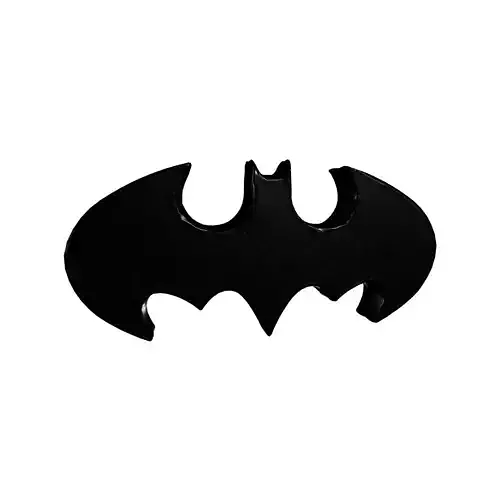 Batman Logo Type2 Free low-poly 3D model
