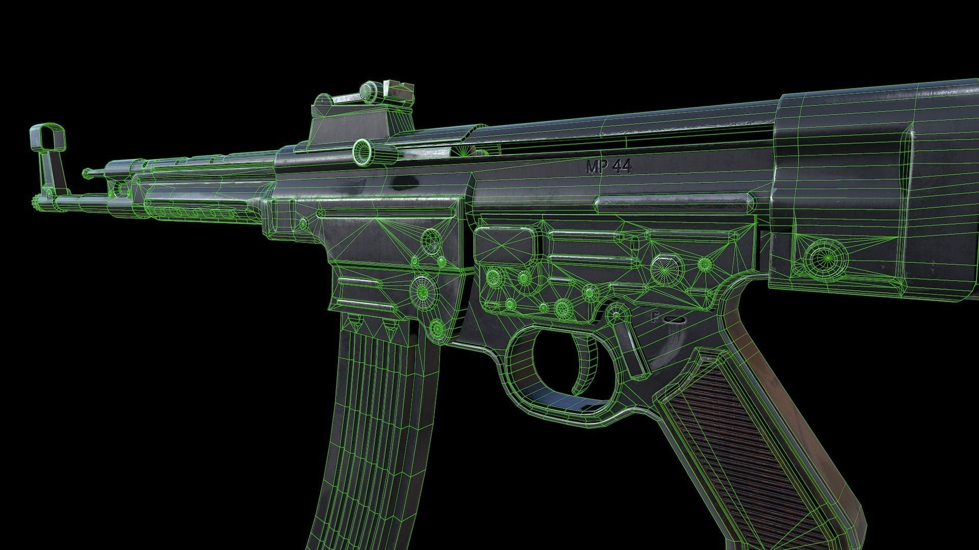 Stg 44 Low-poly 3D model_10