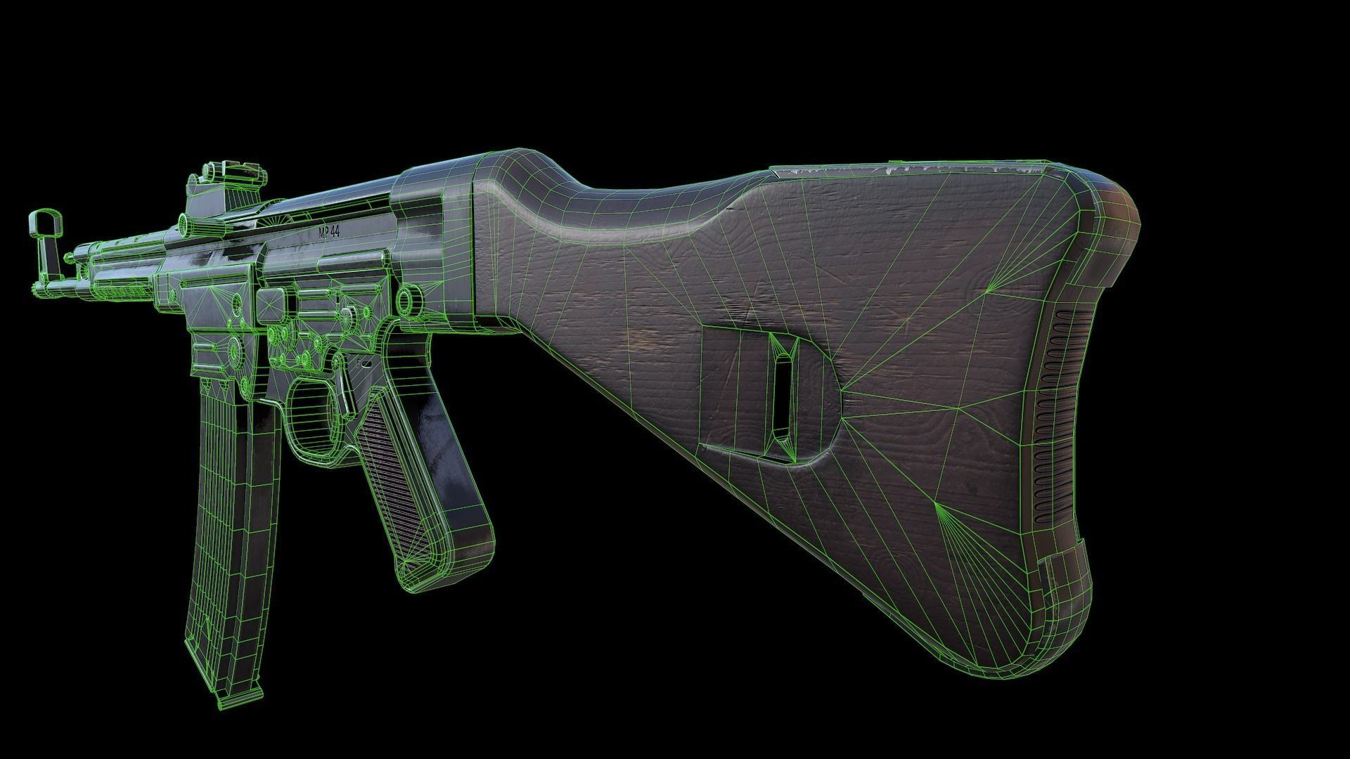Stg 44 Low-poly 3D model_12