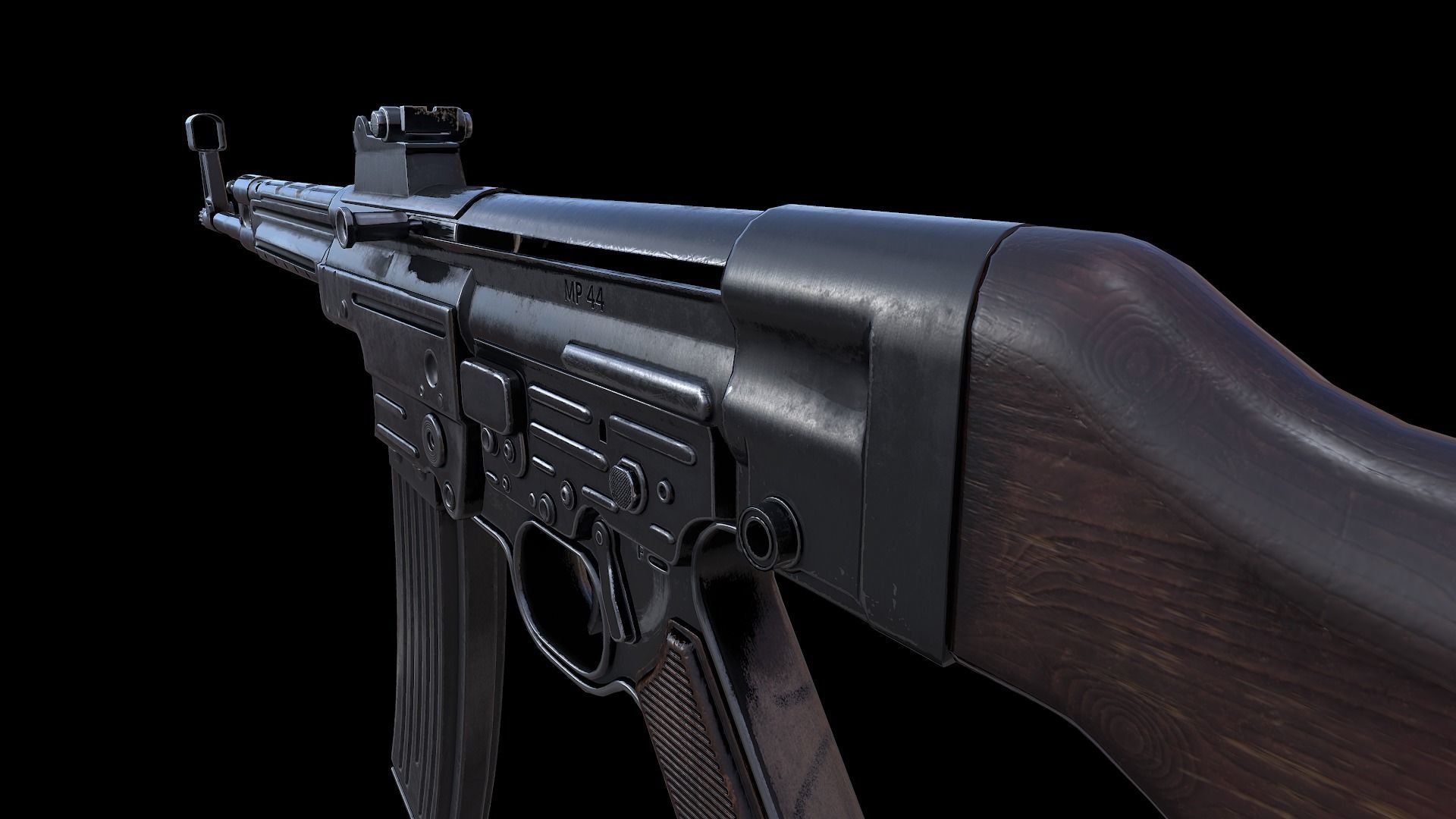 Stg 44 Low-poly 3D model_0